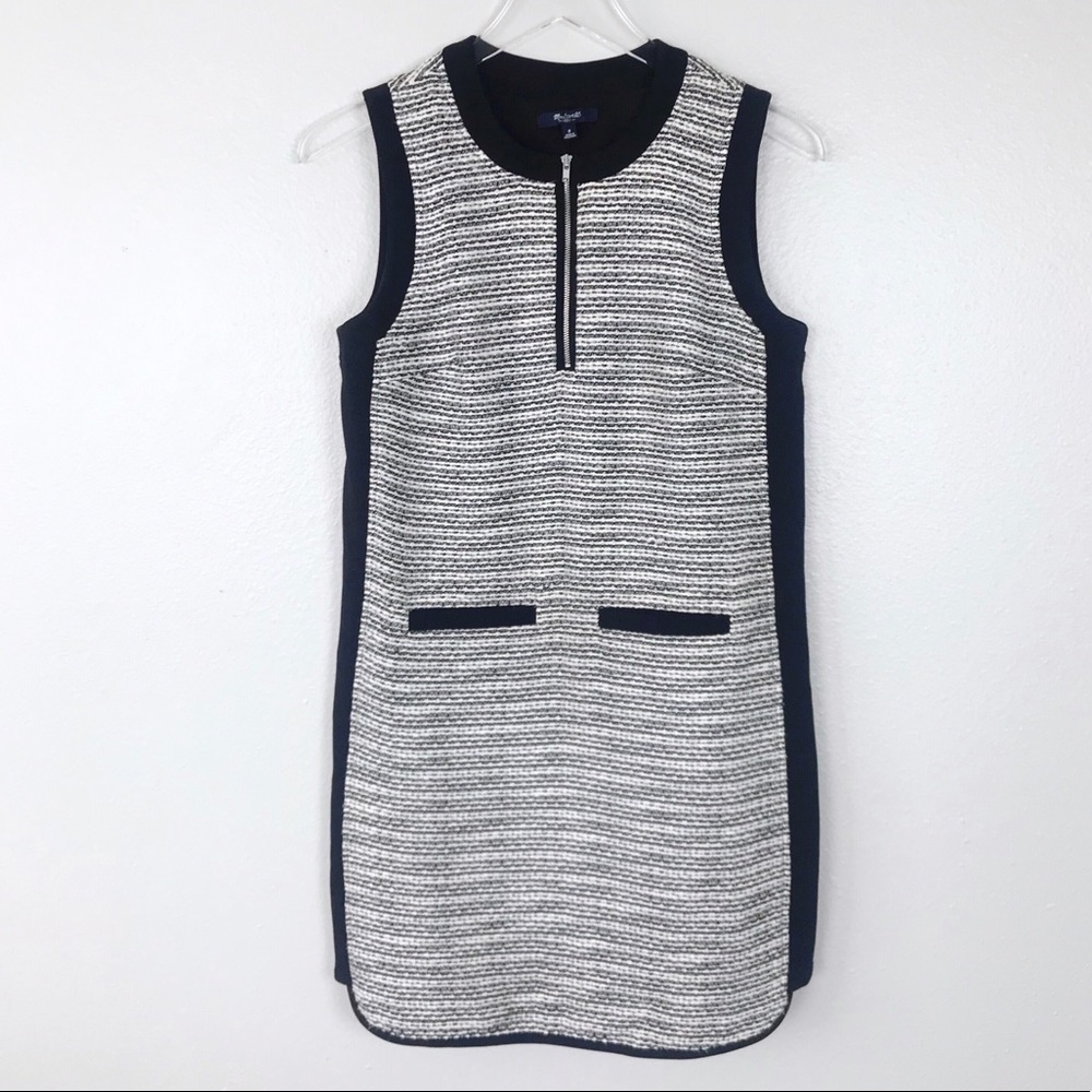 Madewell Tweed Weave Shift Dress